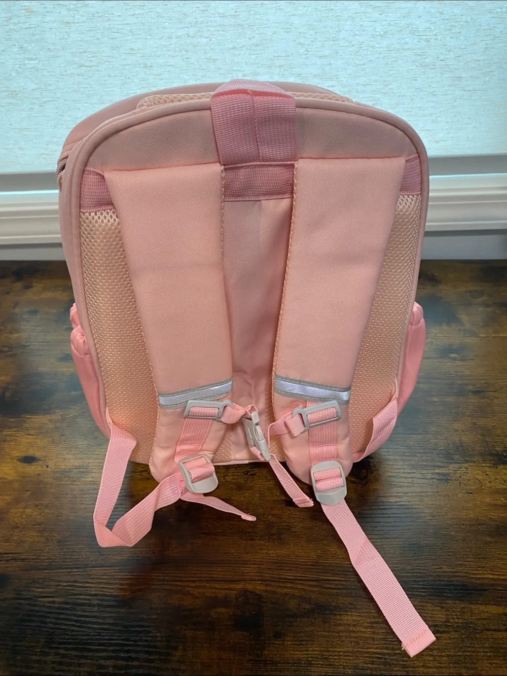 Pink Kids Backpack with Cute Purple Character Front Pocket New in package